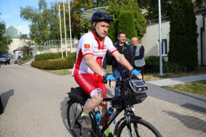 27.08.2025. Kielce. V Rajd Rowerowy z Kielc na Westerplatte / Fot. Wiktor Taszłow - Radio Kielce