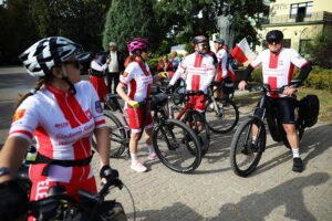 27.08.2025. Kielce. V Rajd Rowerowy z Kielc na Westerplatte / Fot. Wiktor Taszłow - Radio Kielce