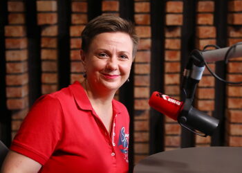 07.08.2025. Radio Kielce. Rozmowa Dnia. Na zdjęciu: dr Aleksandra Kusztal - politolog / Fot. Wiktor Taszłow - Radio Kielce