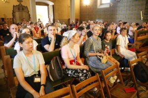 07.08.2025. Lisów. Piesza pielgrzymka na Jasną Górę / Fot. Wiktor Taszłow - Radio Kielce