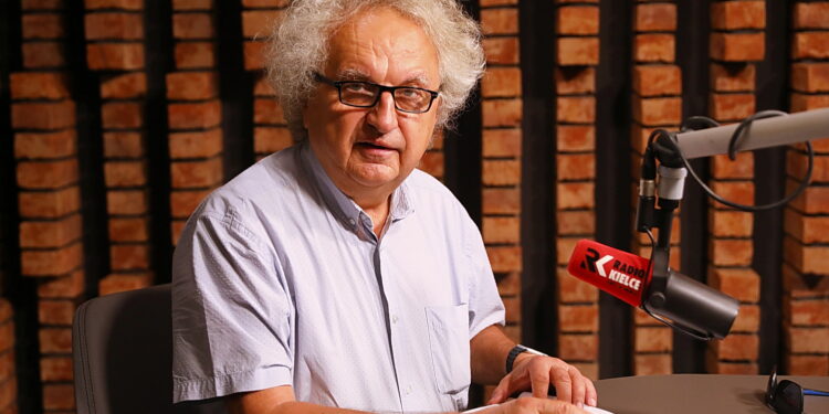 08.08.2025. Radio Kielce. Rozmowa Dnia. Na zdjęciu: Andrzej Mochoń - prezes Targów Kielce / Fot. Wiktor Taszłow - Radio Kielce
