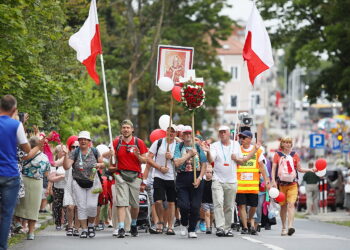 08.08.2025. Kielce. 44. Kielecka Piesza Pielgrzymka na Jasną Górę / Fot. Wiktor Taszłow - Radio Kielce