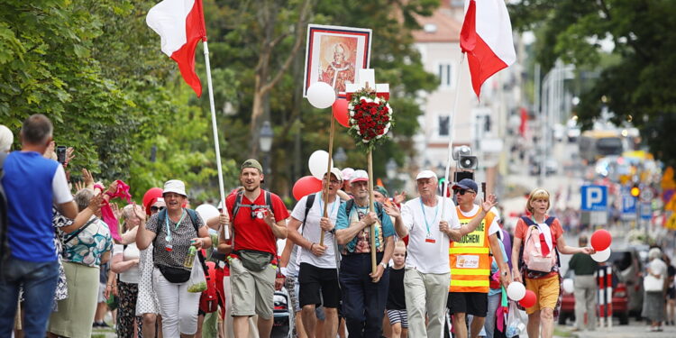 08.08.2025. Kielce. 44. Kielecka Piesza Pielgrzymka na Jasną Górę / Fot. Wiktor Taszłow - Radio Kielce