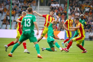 08.08.2025. Kielce. Mecz 4. kolejki PKO BP Ekstraklasy Korona Kielce - Radomiak Radom / Fot. Wiktor Taszłow - Radio Kielce