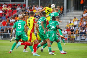 08.08.2025. Kielce. Mecz 4. kolejki PKO BP Ekstraklasy Korona Kielce - Radomiak Radom / Fot. Wiktor Taszłow - Radio Kielce