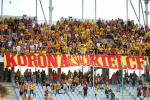 08.08.2025. Kielce. Mecz 4. kolejki PKO BP Ekstraklasy Korona Kielce - Radomiak Radom / Fot. Wiktor Taszłow - Radio Kielce