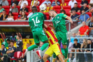 08.08.2025. Kielce. Mecz 4. kolejki PKO BP Ekstraklasy Korona Kielce - Radomiak Radom / Fot. Wiktor Taszłow - Radio Kielce