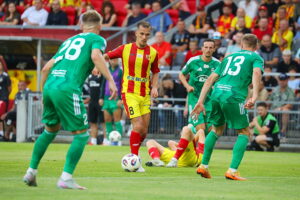 08.08.2025. Kielce. Mecz 4. kolejki PKO BP Ekstraklasy Korona Kielce - Radomiak Radom / Fot. Wiktor Taszłow - Radio Kielce