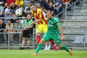 08.08.2025. Kielce. Mecz 4. kolejki PKO BP Ekstraklasy Korona Kielce - Radomiak Radom / Fot. Wiktor Taszłow - Radio Kielce