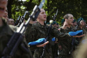09.08.2025. Kielce. Przysięga Wojskowa w CPdMZ / Fot. Wiktor Taszłow - Radio Kielce