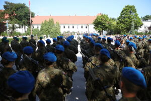 09.08.2025. Kielce. Przysięga Wojskowa w CPdMZ / Fot. Wiktor Taszłow - Radio Kielce