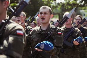 09.08.2025. Kielce. Przysięga Wojskowa w CPdMZ / Fot. Wiktor Taszłow - Radio Kielce