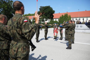 09.08.2025. Kielce. Przysięga Wojskowa w CPdMZ / Fot. Wiktor Taszłow - Radio Kielce