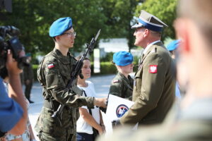 09.08.2025. Kielce. Przysięga Wojskowa w CPdMZ / Fot. Wiktor Taszłow - Radio Kielce