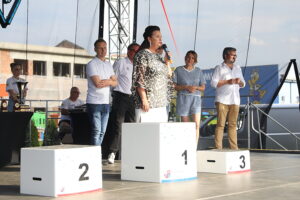 09.08.2025. Piekoszów. Ceremonia zakończenia mistrzostw świata FIM Enduro Vintage Trophy / Fot. Wiktor Taszłow - Radio Kielce