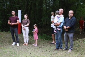 10.08.2025. Mzurowa gmina Sobków. Cmentarz wojskowy z czasów Pierwszej Wojny Swiatowej / Fot. Wiktor Taszłow - Radio Kielce