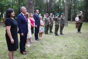 10.08.2025. Mzurowa gmina Sobków. Cmentarz wojskowy z czasów Pierwszej Wojny Swiatowej / Fot. Wiktor Taszłow - Radio Kielce