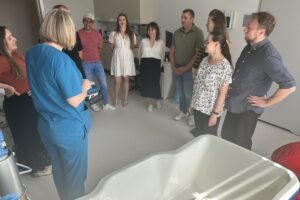01.08.2025. Kielce. Wojewódzki Szpital Zespolony. Spotkanie z cyklu „Dzień z położną” / Fot. Iwona Murawska-Bujnowicz - Radio Kielce