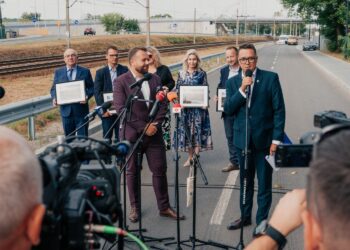 27.08.2025. Starachowice. Zakończyła się przebudowa układu komunikacyjnego w Starachowicach Zachodnich / Fot. Piotr Babicki - Facebook