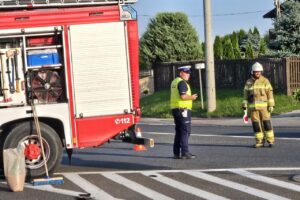 07.08.2025. Górno. Wypadek / Fot. Policja