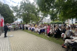01.08.2025. Sandomierz. Uroczystości z okazji 81. rocznicy wybuchu Powstania Warszawskiego / Fot. Grażyna Szlęzak - Radio Kielce