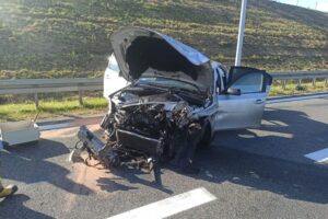 24.08.2025. Suchedniów. Wypadek / Fot. PSP Skarżysko-Kamienna