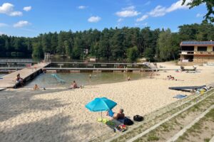 02.08.2025. Golejów. Kąpielisko / Fot. Grażyna Szlęzak - Radio Kielce