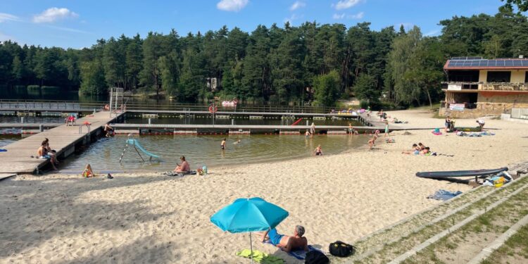 02.08.2025. Golejów. Kąpielisko / Fot. Grażyna Szlęzak - Radio Kielce