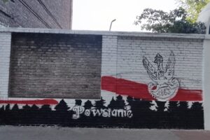 29.08.2025. Ostrowiec Świętokrzyski. Mural poświęcony bohaterom powstania styczniowego / Fot. Anna Głąb - Radio Kielce