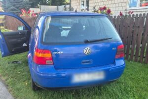 06.08.2025. Witosławice. kolizja / źródło: KPP w Ostrowcu Świętokrzyskim