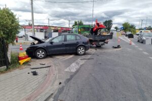 18.08.2025. Samborzec. Wypadek / Fot. policja