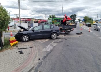 18.08.2025. Samborzec. Wypadek / Fot. policja
