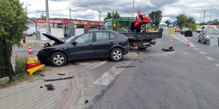 18.08.2025. Samborzec. Wypadek / Fot. policja