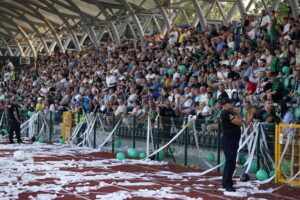 09.08.2025. Starachowice. Betclic III liga: Star - Cracovia II. Inauguracja nowego stadionu / Fot. Kamil Król - Radio Kielce