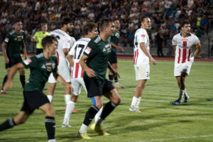 09.08.2025. Starachowice. Betclic III liga: Star - Cracovia II. Inauguracja nowego stadionu / Fot. Kamil Król - Radio Kielce