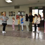 Taniec ludowy, dzieci, próba / Fot. Magdalena Galas-Klusek - Radio Kielce