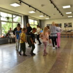 Taniec ludowy, dzieci, próba / Fot. Magdalena Galas-Klusek - Radio Kielce