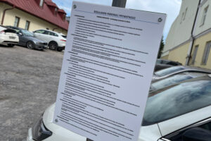 27.08.2025. Kielce. Parking przy ul. Leonarda / Fot. Wiktor Taszłow - Radio Kielce