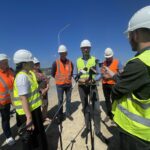 05.08.2025. Sandomierz. Próby obciążeniowe na nowym moście / Fot. Grażyna Szlęzak-Wójcik - Radio Kielce