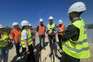 05.08.2025. Sandomierz. Próby obciążeniowe na nowym moście / Fot. Grażyna Szlęzak-Wójcik - Radio Kielce