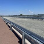05.08.2025. Sandomierz. Próby obciążeniowe na nowym moście / Fot. Grażyna Szlęzak-Wójcik - Radio Kielce