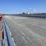 05.08.2025. Sandomierz. Próby obciążeniowe na nowym moście / Fot. Grażyna Szlęzak-Wójcik - Radio Kielce