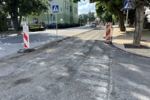 09.08.2025. Sandomierz. Ulica Słowackiego / Fot. Grażyna Szlęzak-Wójcik - Radio Kielce