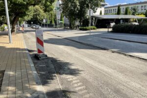 09.08.2025. Sandomierz. Ulica Słowackiego / Fot. Grażyna Szlęzak-Wójcik - Radio Kielce