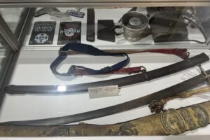 30.08.2025. Baranów Sandomierski. Wystawa „Militaria w dziejach świata" / Fot. Grażyna Szlęzak-Wójcik - Radio Kielce