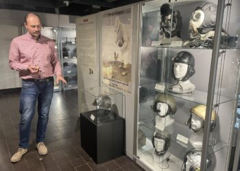 Militaria świętokrzyskiego kolekcjonera na wystawie na Małym Wawelu
