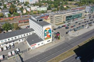 30.08.2025. Kielce. Mural pn. „Misja pierogi: z Kielc do kosmosu” / Fot. Jarosław Kubalski - Radio Kielce