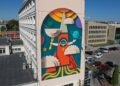 Mural z kosmicznymi pierogami jest już gotowy