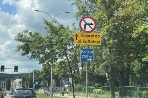 4.08.2025. Kielce. Remont ulicy Kołłątaja / Fot. Jarosław Kubalski – Radio Kielce