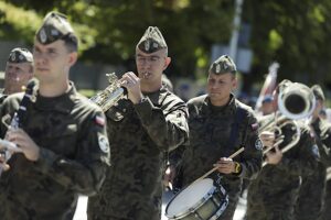 12.08.2025. Kielce. Po raz 60. Marsz Szlakiem I Kompanii Kadrowej wkroczył do Kielc / Fot. Jarosław Kubalski - Radio Kielce